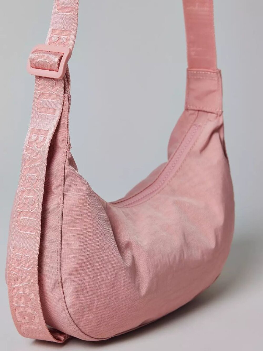 NWT Baggu Small Crescent Bag - Rose Tan